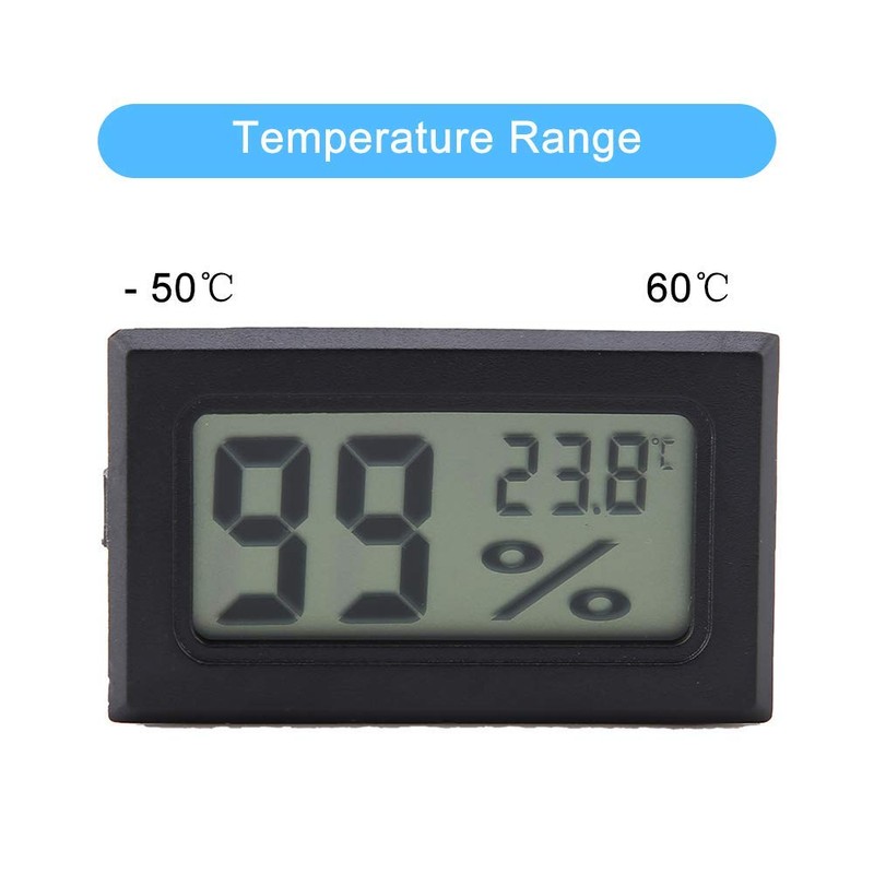 Digital Hygrometer Moisture Meter, YS-11 Wireless Hygrometer Indoor LCD Display
