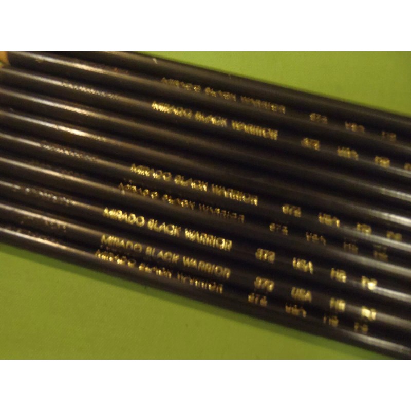 10x Vintage Mirado Black Warrior penciles,chemi