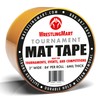 WrestlingMart Tournament Mat Tape Roll – Clear Strong Adhesive Wrestling Mat Tape Built for Wrestling Tournaments, Competition and Various Athletic Events