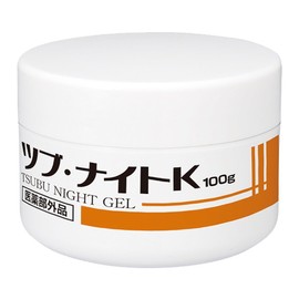 Chemoa Medicated Tsubu Night K Gel, Quasi Drug, 3.5 oz (100 g)