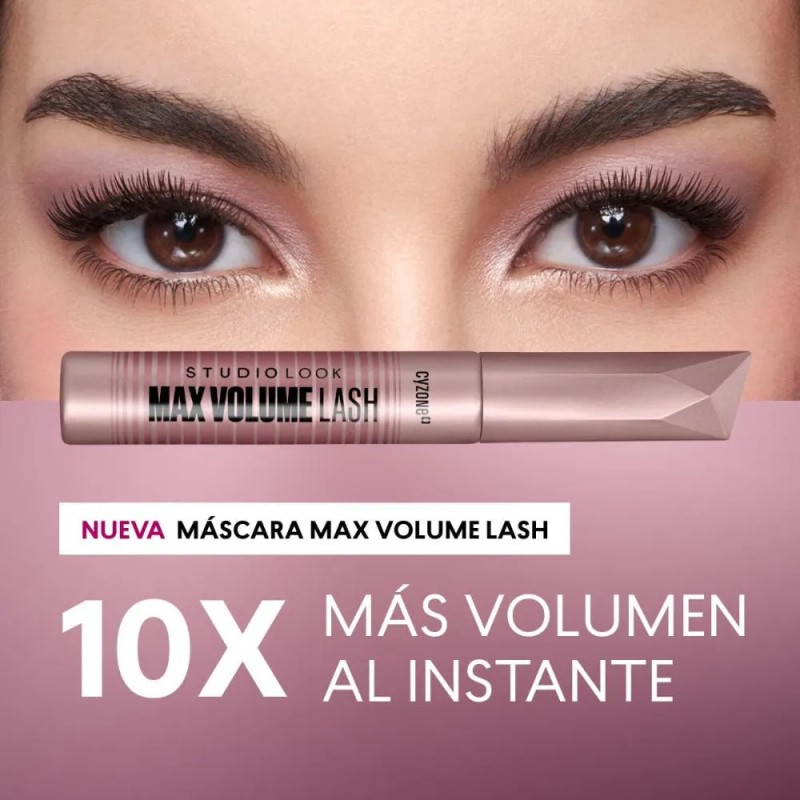 Cyzone - Máscara De Pestañas Max Volume Lash Studio Look