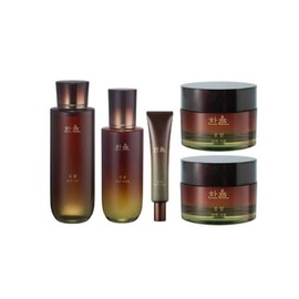 HANYU Hanyul Songdam Basic Anti-Aging 5 Piece Set (Skin + Lotion + Eye Cream + 2 Creams) Gift for Parents and Mother / HANYU 한율 송담 기초 안티에이징 5종 세트 (스킨+로션+아이크림+크림2개) 부모님 어머니 선물
