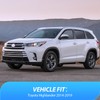 Nilight in Channel Window Rain Guards for Toyota Highlander 2014