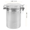 4 Pack Stainless Steel Canister, 66 oz Kitchen Canister Set