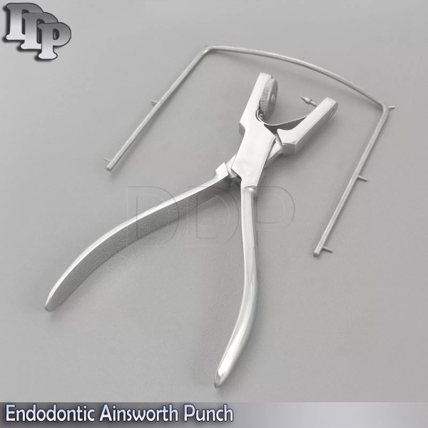 DDP ENDODONTIC AINSWORTH PUNCH HOLE PLIER RUBBER DAM FRAME NEW