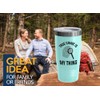 Detective Teal Edition Viking Tumbler 20oz - TRUE crime is