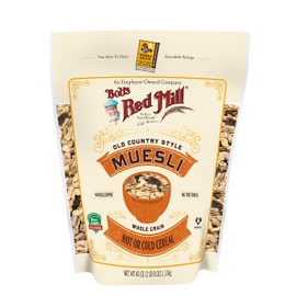 Bob's Red Mill Resealable Old Country Style Muesli Cereal, 40 Ounce (Pack of 4)
