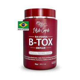 I Belli Capelli Ravenna Repair B-tox Tratamiento para el cabello - Cirugía capilar para el cabello, sin formaldehídos, de larga duración, anti-frizz, 