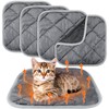 Clysee 4 Pack Self Heating Cat Pad Self Warming Dog