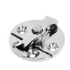HAIWEN Stainless Steel 316 Boat Door Cabinet Hatch,45mm/1.77”Round Turn Button