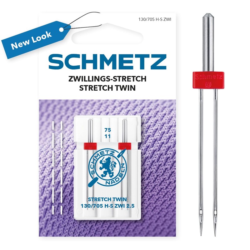 SCHMETZ sewing machine needle | 2 Stretch Twin Needle 2,5/75