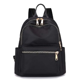 Backpack Purse for Women Small Rucksack Fashion Mini Daypack Shoulder Bag Ladies (black2)