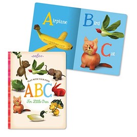 eeBoo Play with Your Food ABC for Little Ones Board Book