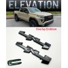 Unbranded 4X4 OVERLAY Gloss Black Door Rear Elevation Canyon Emblem