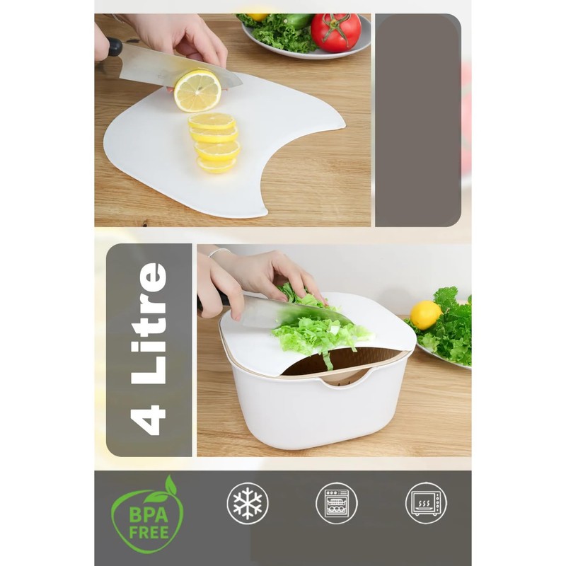 IDOBY 5 Piece Multipurpose Kitchen Set - Mixing Bowl, Strainer,