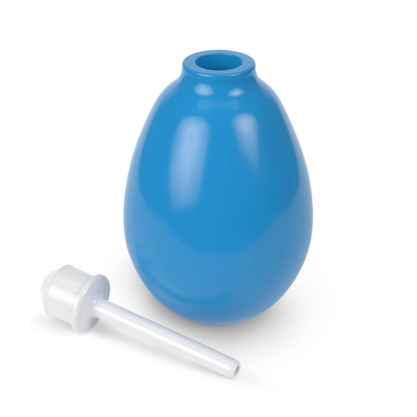 Flents Rectal Syringe, Reusable & Easy to Clean, Blue