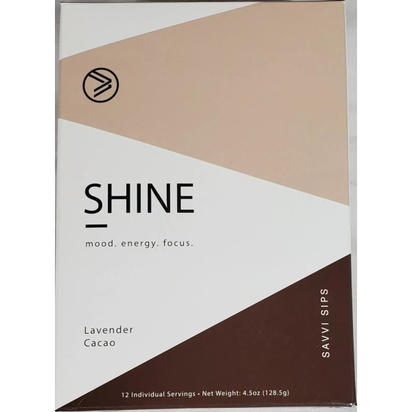 Shine - Lavender Cacao Flavored - 12 Servings - Supports