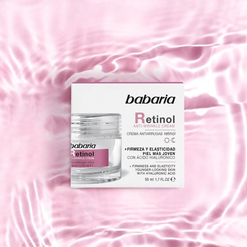Babaria Crema Facial Antiarrugas Retinol Todo Tipo Piel 50ml