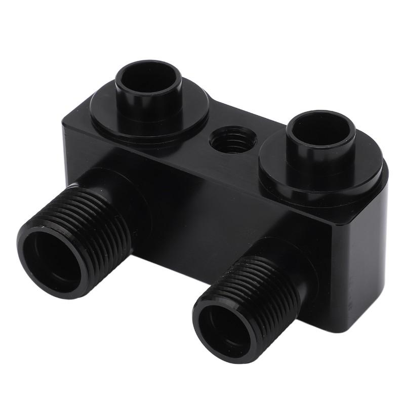 AC Compressor Fitting 90° Turn Angle 6061‑T6 Billet Aluminum Alloy