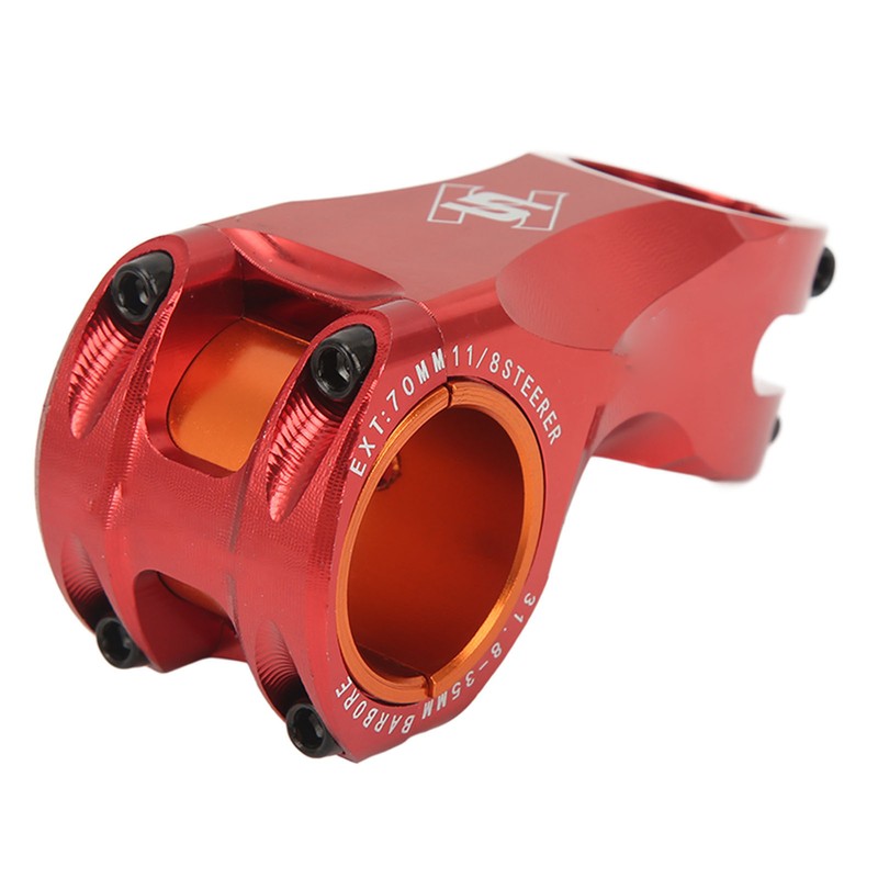 Bicycle Stem Bike Riser 70MM Ultra Light ‑17 Degree for