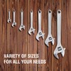 Olympia Tools 8" Adjustable Wrench, Heavy Duty Drop Forged Steel,