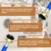 10FT Rubber Washing Machine Hoses Burst Proof 2 Pack For