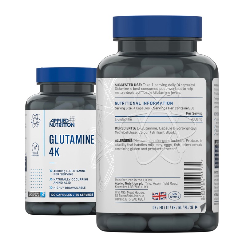 Applied Nutrition Glutamine 4K - L Glutamine 4000 mg Per