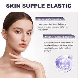 2 Stück B3 Serum, Straffendes Serum, Vitamin B3 & Niacinamid-Gesichtsserum, Anti Aging Gesichtsserum, Spendet Feuchtigkeit, Strafft und Mildert Feine Linien, Gesichtspflege Männer und Frauen