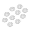 10Pcs Footswitch Toppers Clear Transparent Universal for Guitar Effects Pedal