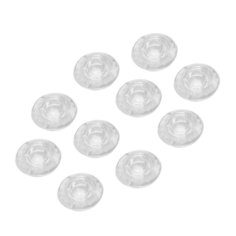 10Pcs Footswitch Toppers Clear Transparent Universal for Guitar Effects Pedal