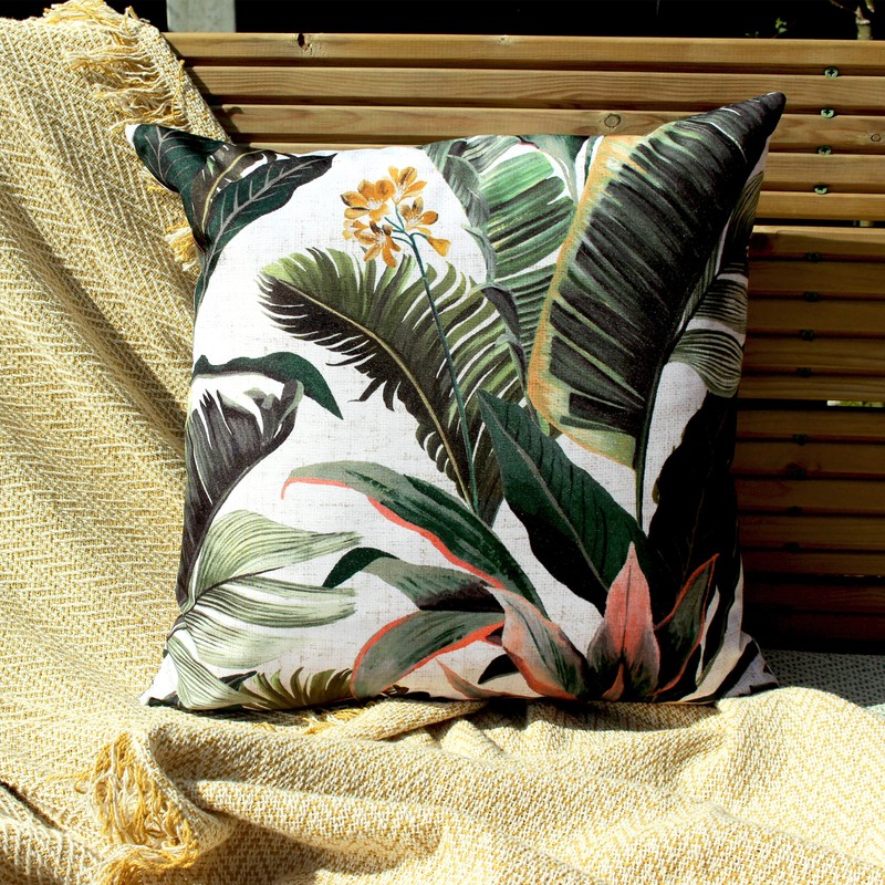 furn. Hawaii Outdoor Cushion Cover, Multi, 43 x 43cm