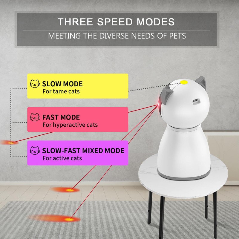 YVE LIFE Laser Cat Toys for Indoor Cats,The 4th Generation