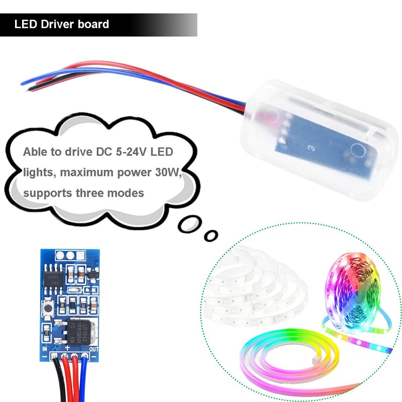 Youmile LED light Driver board DC 5-24V 30W PWM LED
