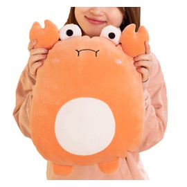 TONGSONG 16 Inch Cuddly Soft Crab Plush Hugging Pillow Cute Orange Crab Stuffed Animal Plushies Toy Crabs Kids Stuffed Animals Plush Toys Gift for Birthday, Valentine, Christmas¡­