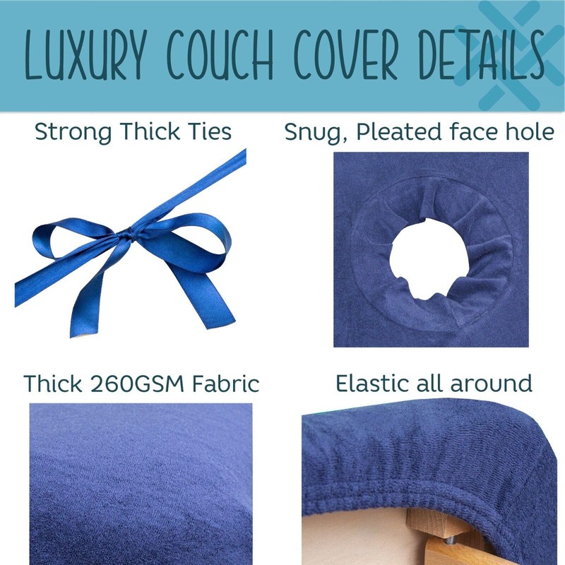 aztex Luxury Beauty Massage Bed Cover, Massage Couch Cover, Fitted