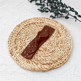 Quizzhe Baby Girls Cute Bow Headbands Elegant Child Hair Accessories Hairbands Soft Elastic Lace Hairbands Newborn Infant Toddlers Kids Hair Accessories Baby Shower Gifts (style5, normal)