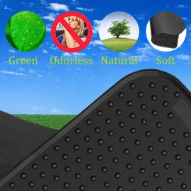 Lwope Car Cargo Mat Custom Fit for Mini Cooper 2010-2016 Countryman R60 & R61 Paceman Trunk Mat Cargo Liner Black Rubber All Weather Protector