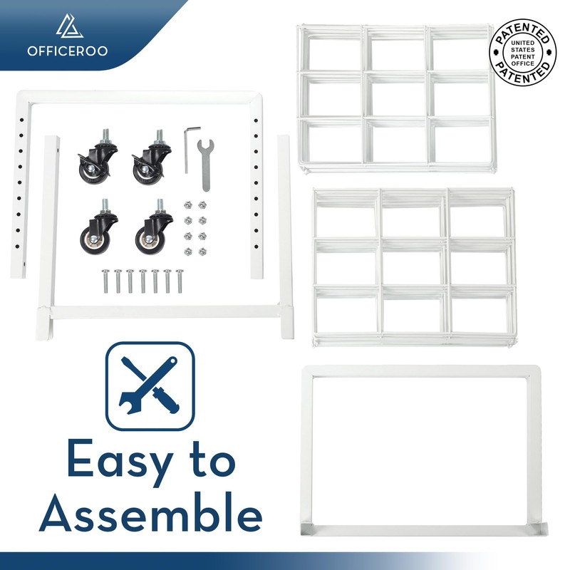 OFFICEROO Art Drying Rack for Classroom (White)