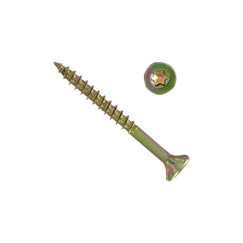 Pack of 200 Torx Chipboard Screws 4.0 x 70 mm