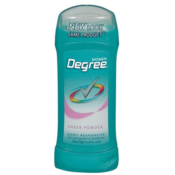 Degree Sheer Powder Antiperspirant Deodorant Stick, 2.6 oz