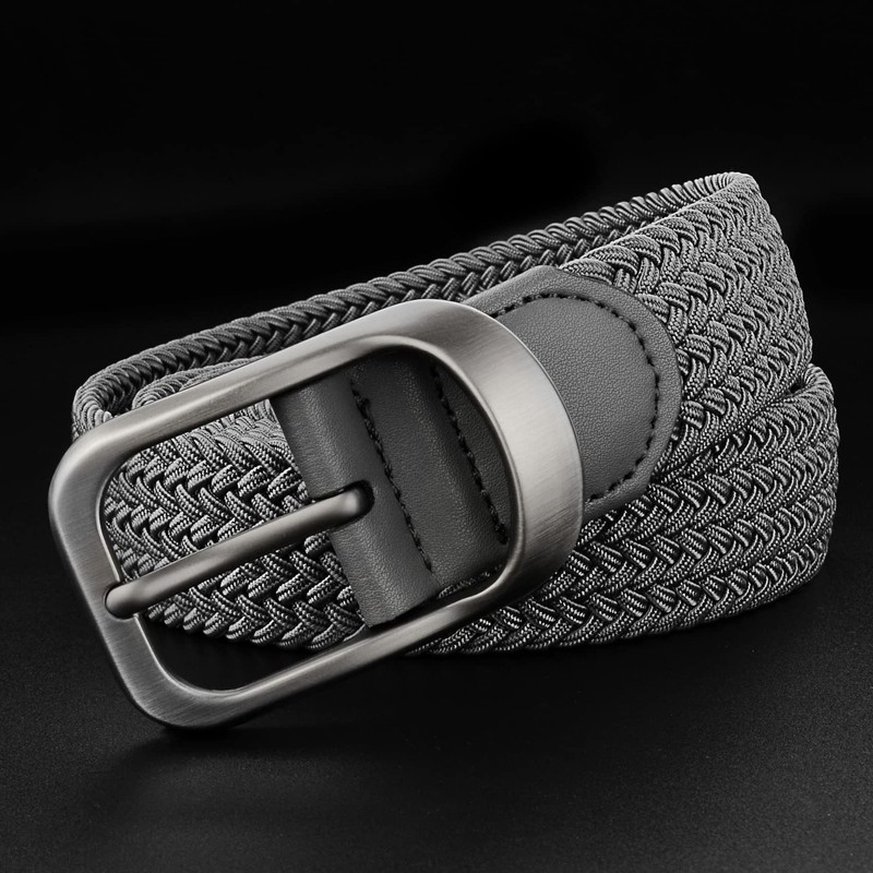 Drizzte Men's Plus Size 110-180 cm Work Elastic Stretch Belt