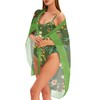 Women One Piece Swimsuit with Cover Up Sarong Wrap Bathing