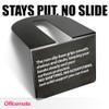 Officemate Bookends, Heavy Weighted 10" Steel, Black (93182)