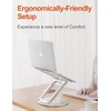 tounee Telescopic Laptop Stand for Desk with 360° Swivel Base,