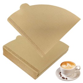 Coffee Filter Papers, 200Pcs Disposable Cone Filter Papers for Coffee Dripper, Unbleached Compatible with Size 02 Filter Papers Compatible with Dripper Pour Over Coffee Makers