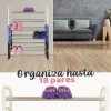 J.H. Company Zapatera Organizador Armable 18 Pares Decoracion Hogar 9919