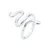 Elli Women's Snake Ring Loop Statement in 925 Sterling Silver,