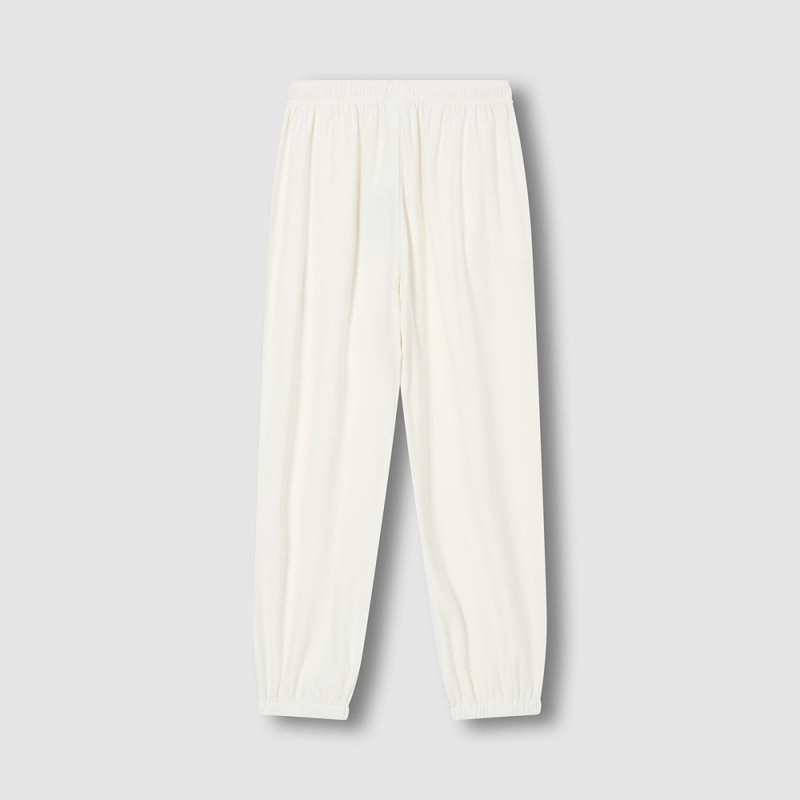 JAJU [JAJU/자주] 여 밍크 플리스 셔링 파자마 팬츠_아이보리 [JAJU] Women's