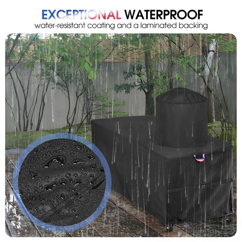 Topcover Grill Cover Compatible with Large Big Green Egg, 72