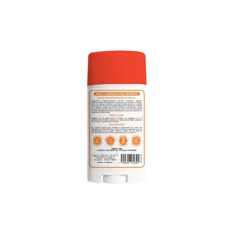Desodorante barra Naturaldry Desodorante naranja pack de 2 u
